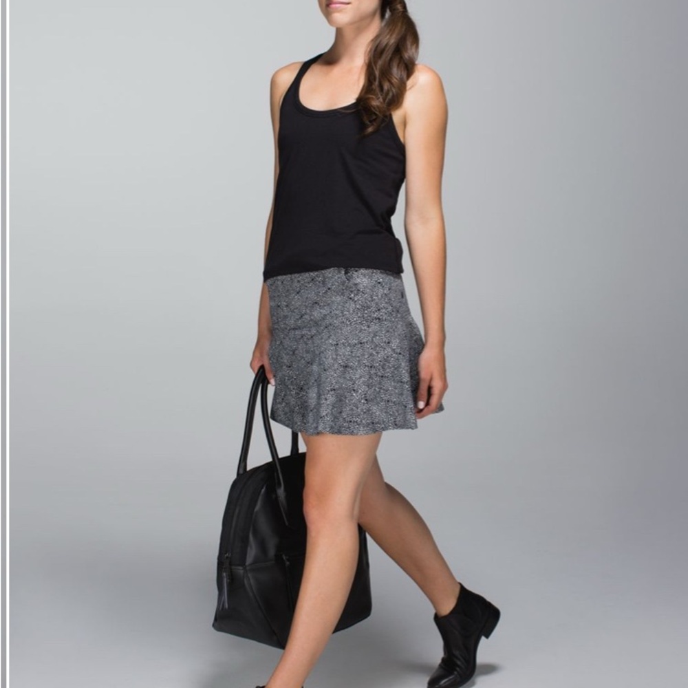 Lululemon Get It On Scuba Mini Skater Skirt